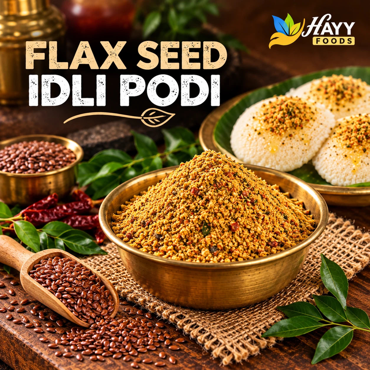 Flax Seed Idli Podi